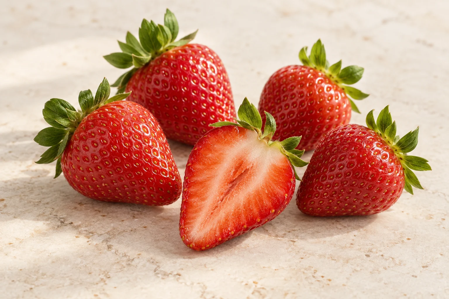 Illustrative photograph of strawberries
