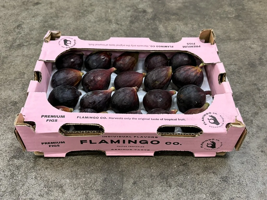 Fresh figs in Flamingo packaging